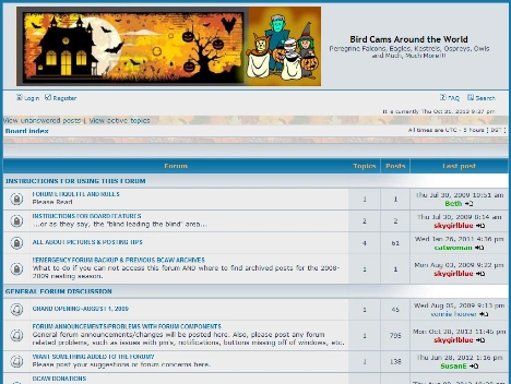 Screenshot of an internet discussion forum